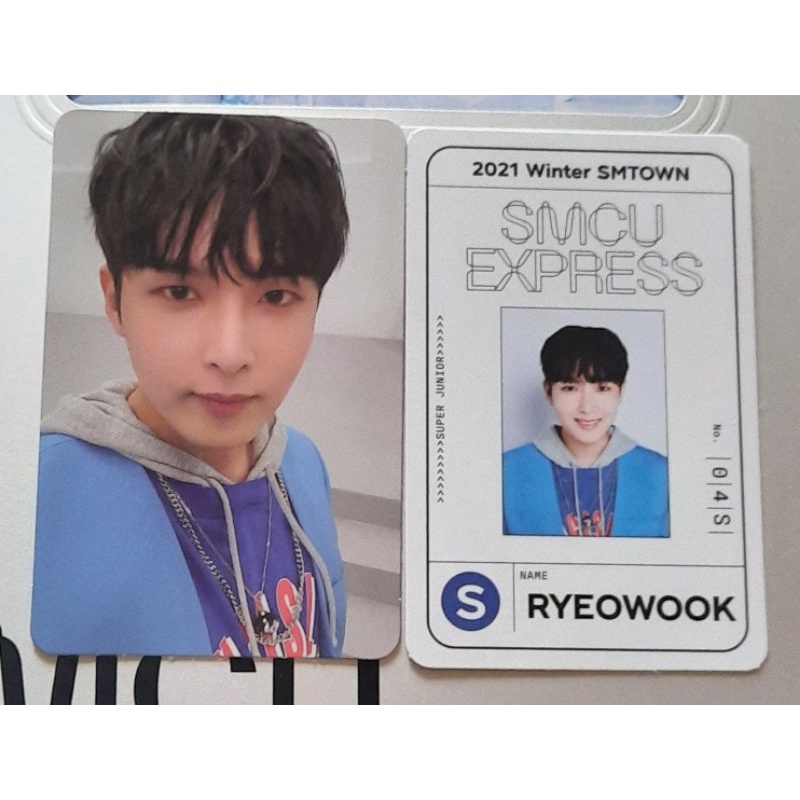 Photocard Ryeowook Album SMCU Super Junior