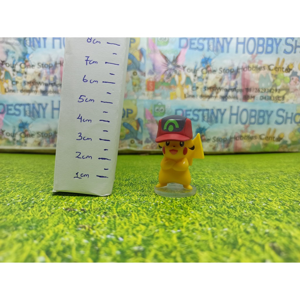Pikachu Ash Hat Hoenn Cap Pikachu Pokemon Figure Gen 1 Mainan Anak