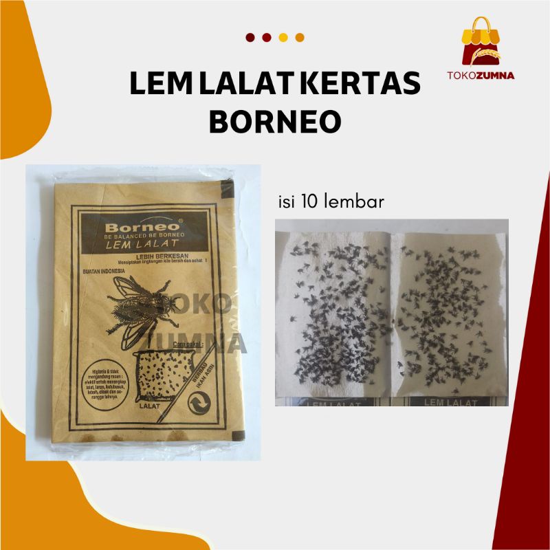 

Lem Lalat Kertas Borneo / Lem Lalat Ampuh Langsung Nempel
