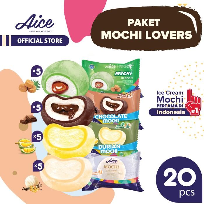 

Aice Ice Cream Paket Mochi Lovers Es Krim Eskrim 20Pcs