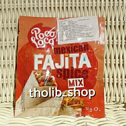 

bumbu poco loco maxican fajita spice mix 40 gr