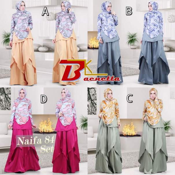 Setelan Kulot NAIFA 84 Original by BAENETTA