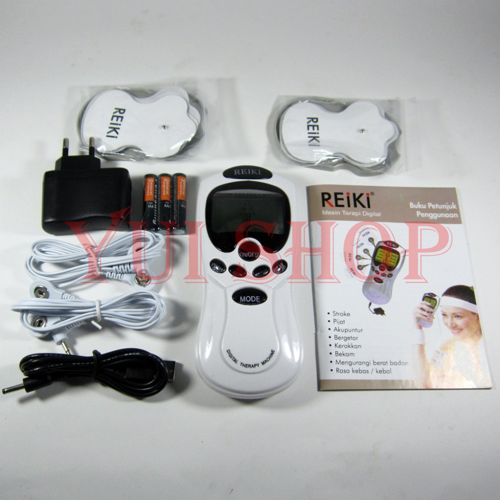 Reiki Alat Pijat Terapi Digital + Gel Pad
