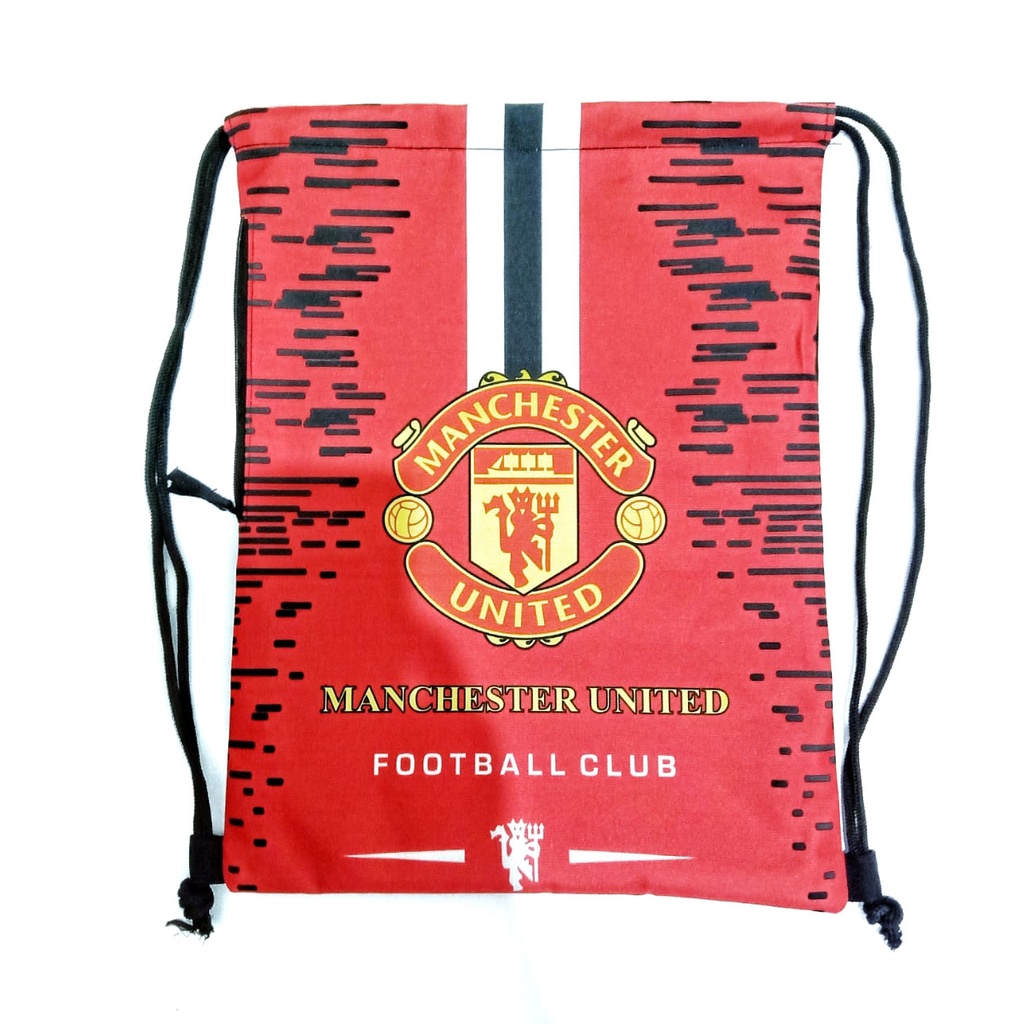 Tas Gymsack Tas Olahraga Tas Serut Tas Serut Ortuseight - Gymsack - String Bag - Tas Punggung - Tas Olahraga - Futsal Sepakbola Club Mancester United