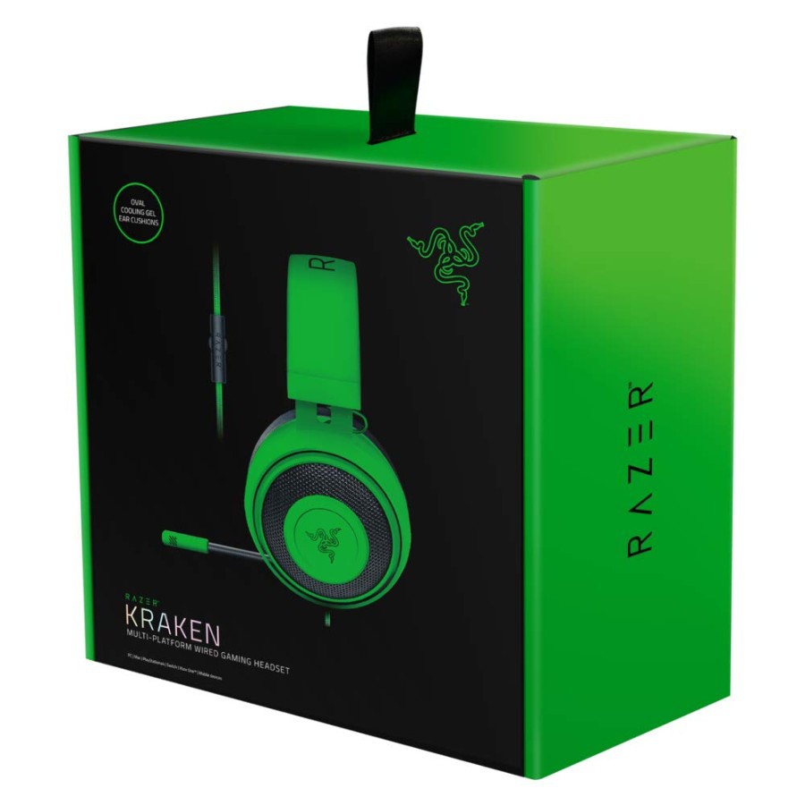 Headset Razer Kraken Multi Platform Green - Gaming - Wired - Headphone