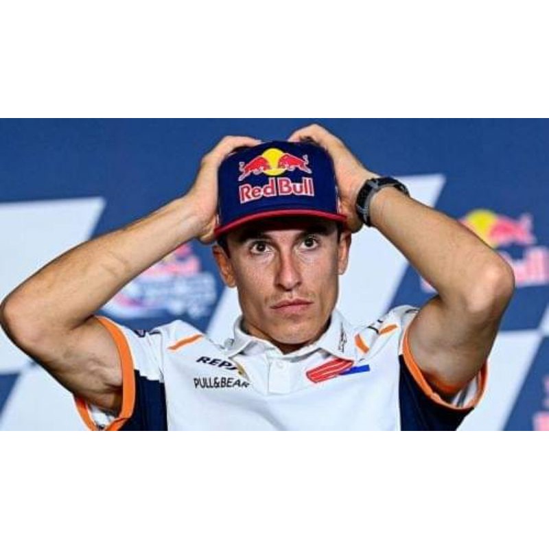 Topi snapback redbull Marc marquez navy 93 original