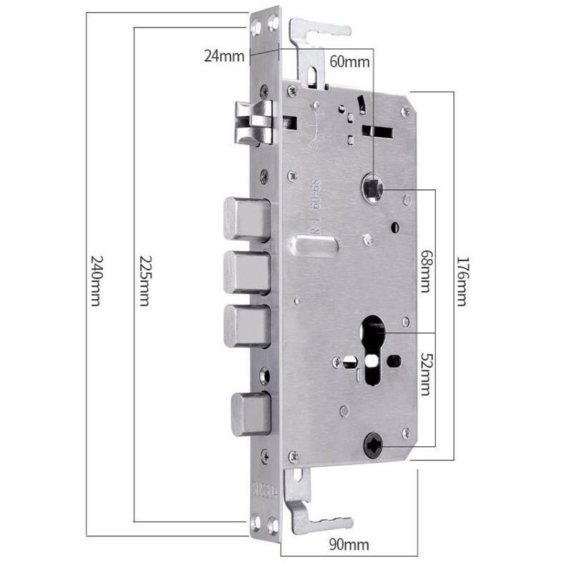 Vinero Mars Smart Door Lock Fingerprint Face ID Recognition Automatic