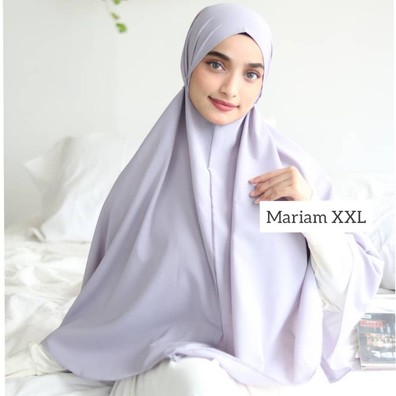 Bergo Mariam XXL diamond/Kimar syari/bergo jumbo PREMIUM