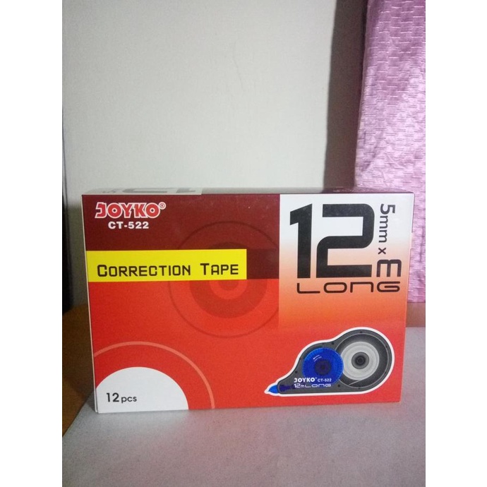 

TERLARIS Correction Tape Joyko CT-522/PULPEN GEL/PULPEN LUCU/PULPEN 1 PACK/PENSIL WARNA/PENSIL 2B/PENGHAPUS JOYKO/PENGHAPUS LUCU/RAUTAN PENSIL PUTAR/RAUTAN ELEKTRIK/SPIDOL WARNA/SPIDOL PERMANEN/SPIDOL WHITEBOARD/CORRECTION TAPE