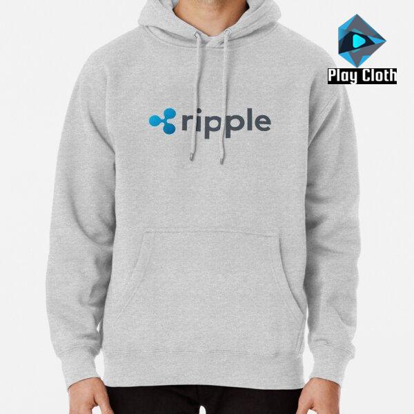 Jaket Hoodie Ripple Logo Cryptocurrency 708