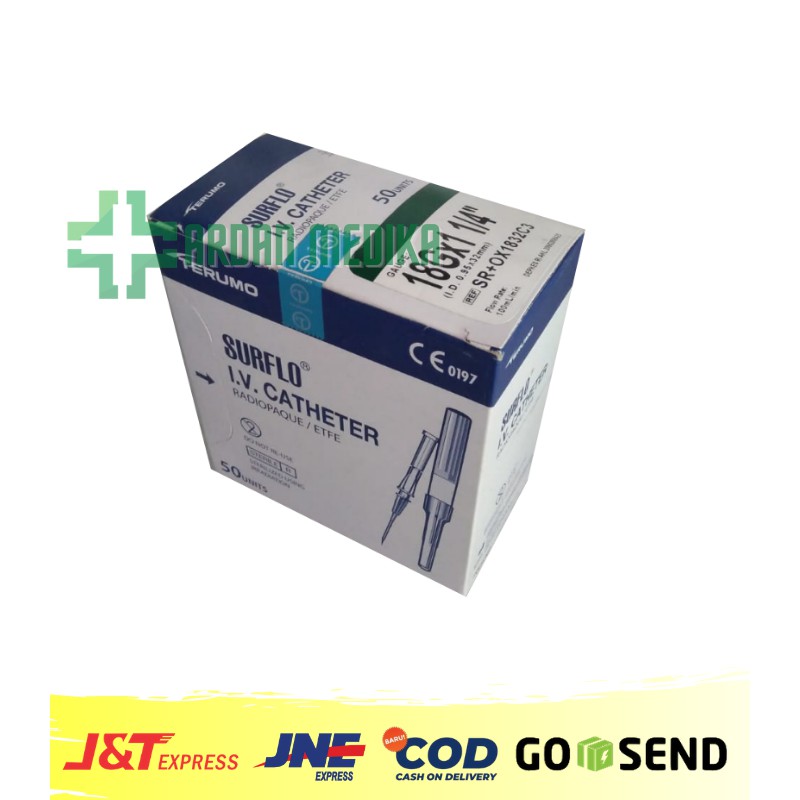 Surflo IV Catheter 18G Terumo (Box)