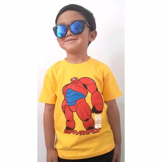 Kaos Karakter cartoon ROBOT anak / BAYMAX