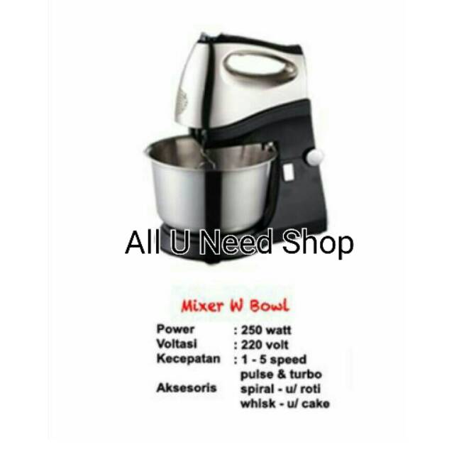 Mixer W Bowl By Signora