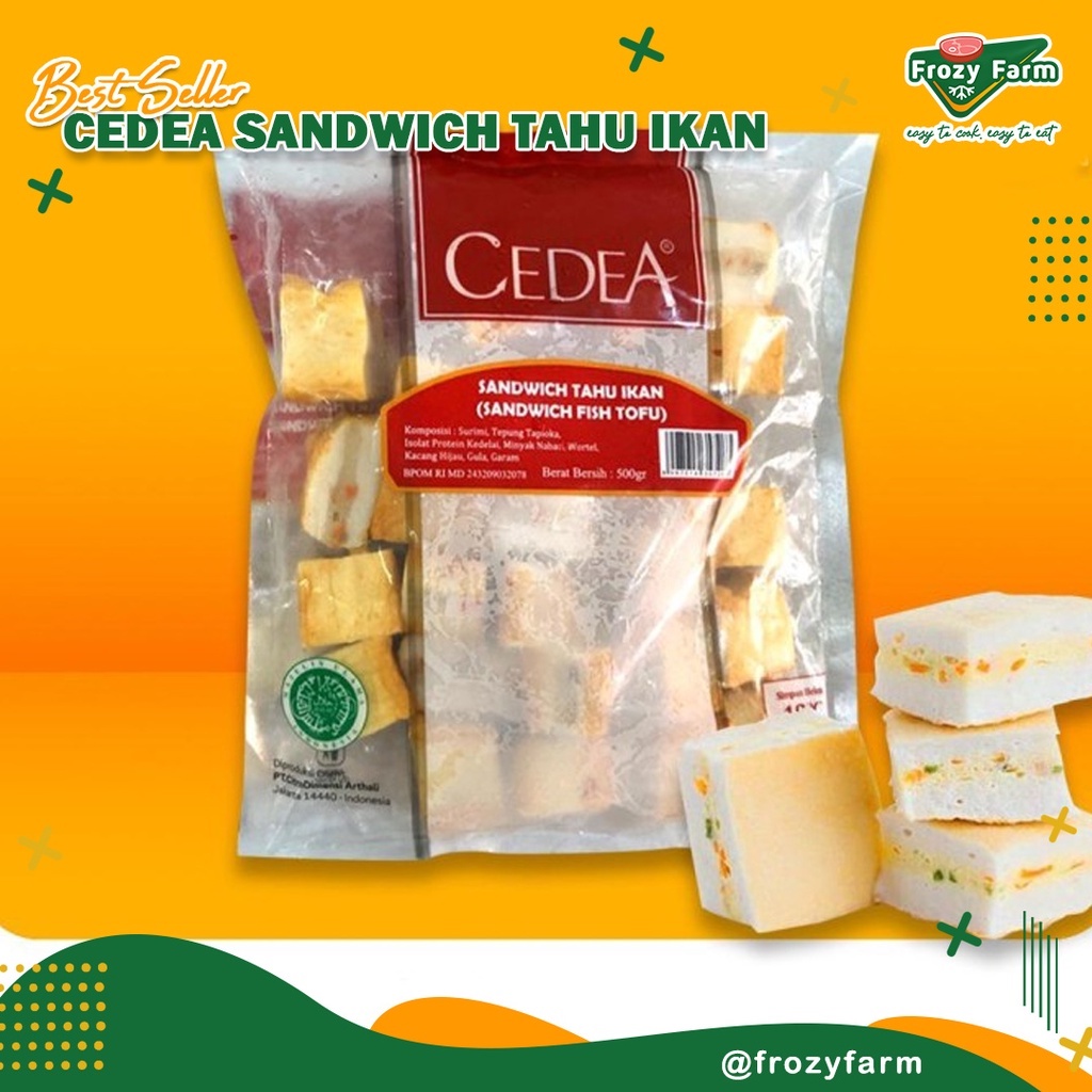 

Cedea Sandwich Fish Tofu 500 Gram
