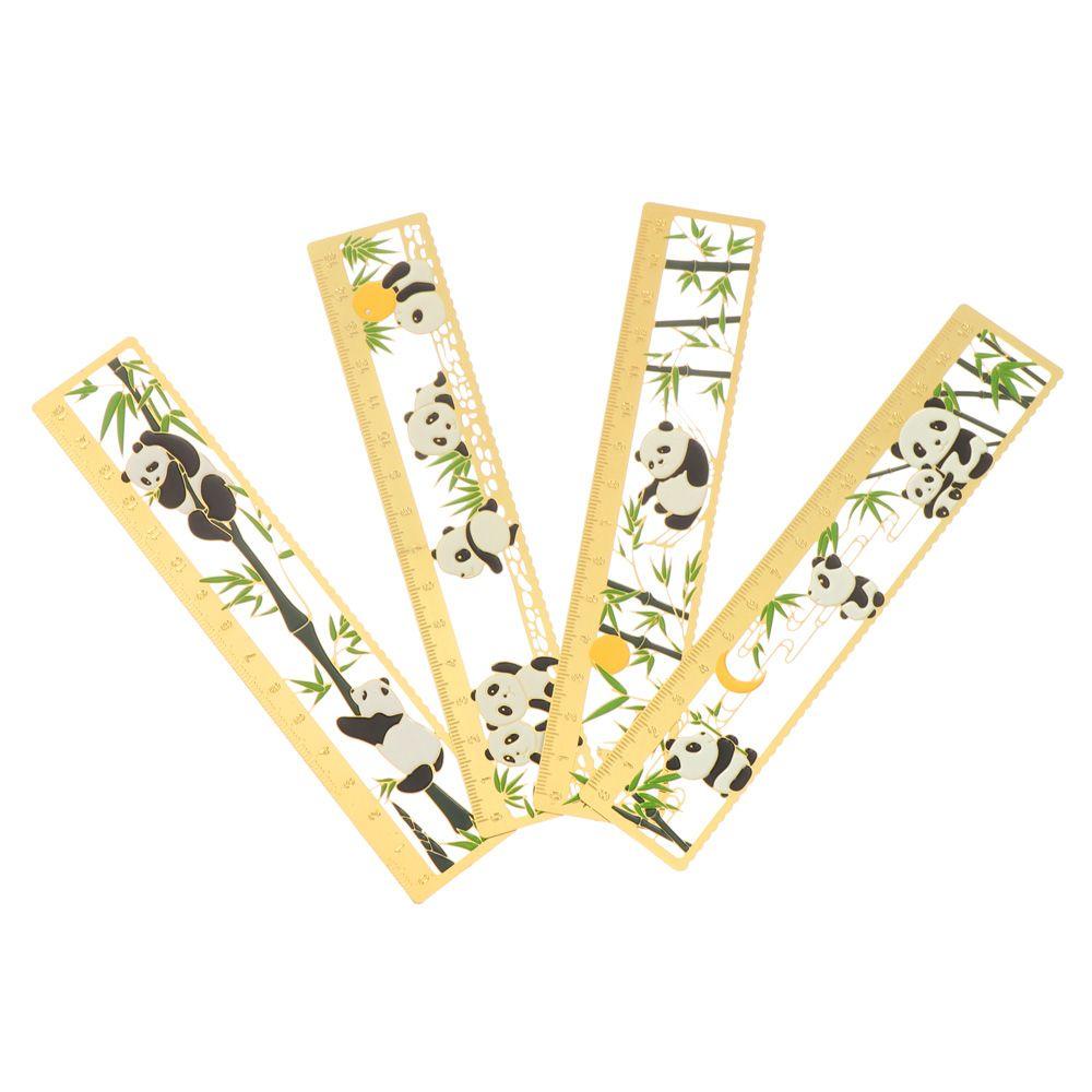 TOP Bookmark Logam Gaya Cina Baru Buku Pengukur Pemegang Siswa Kembali Ke Sekolah Penggaris Logam