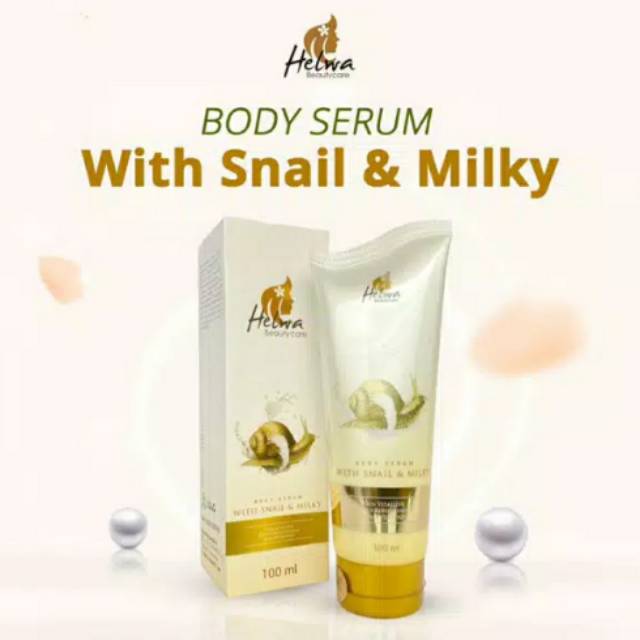 BODY SERUM SNAIL N MILKY Helwa beautycare