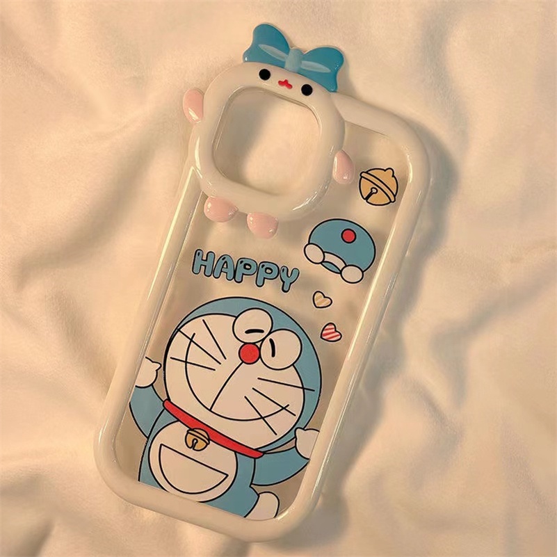 Soft Case Silikon TPU Transparan Motif Kartun Kucing 3D Untuk iPhone 14 13 12 11 Pro Max X Xr Xs Max iPhone 7 8 6 6s Plus SE 2020 Fashion Cute Kitten Cartoon Phone Case Clear 3D Thick Lens Protection Shockproof Silicone TPU Soft Case Protective Back Cover