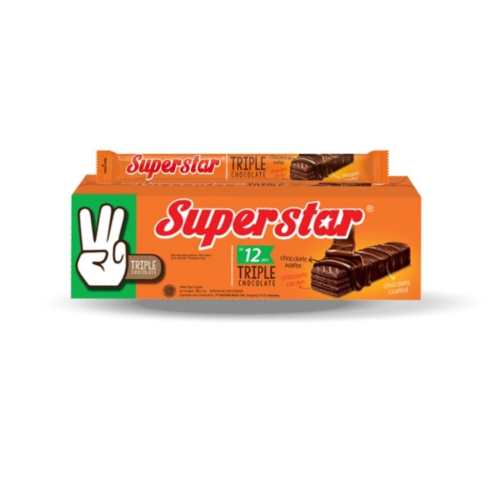 Superstar Triple Chocolate Box 12 Pcs @216 Gr