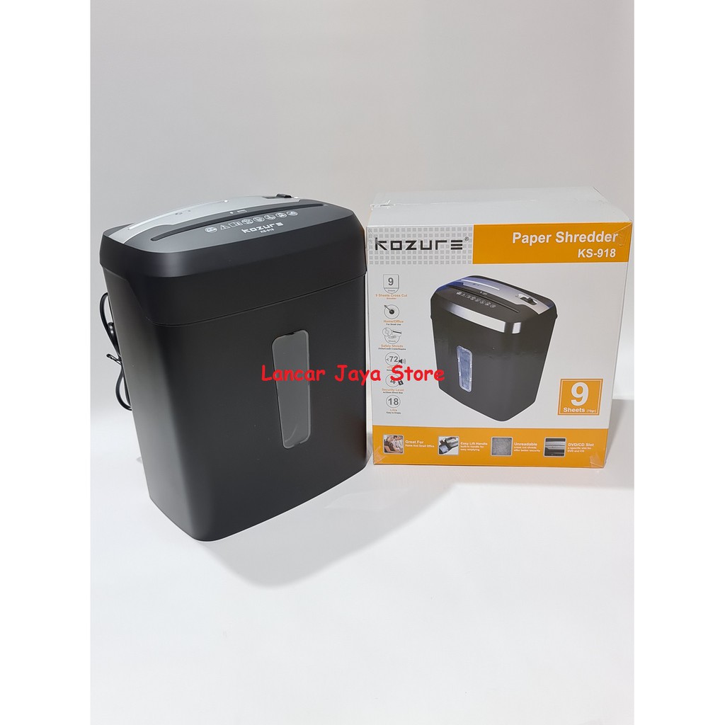 Kozure Paper Shredder KS918 / Penghancur Kertas Kozure KS-918