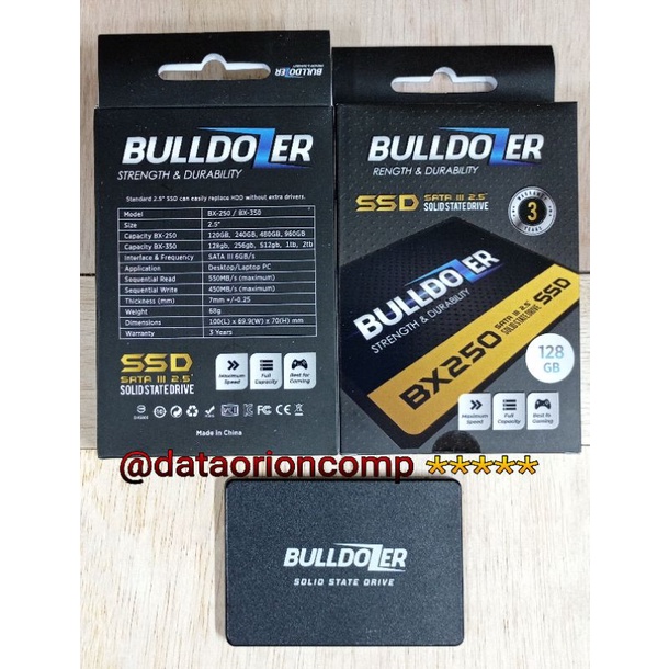 SSD SATA BULLDOZER 128GB  - Hardisk SSD 128gb Bulldozer Laptop or PC