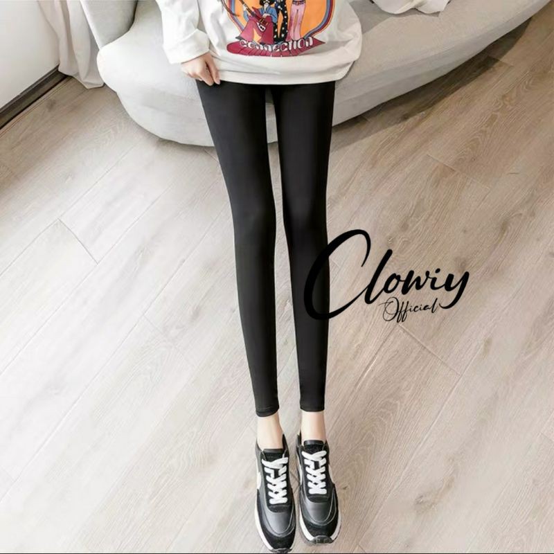 Legging soft Rayon Kaos L - XXXL/ Legging Panjang Bahan Kaos