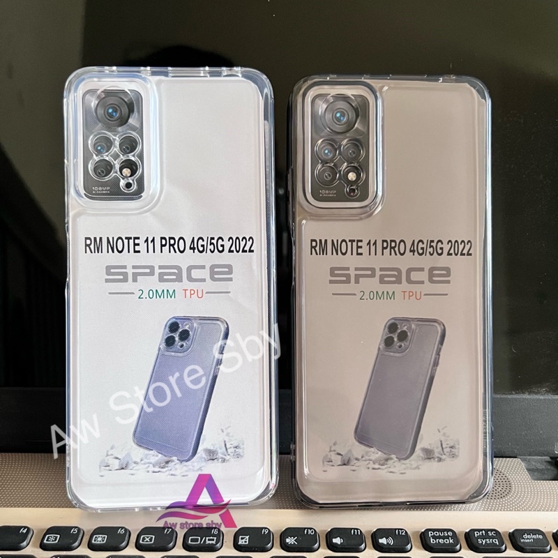 PROTECT CASE XIAOMI REDMI NOTE 9 PRO/NOTE 10/10S/10 PRO/11/ 11 PRO/9C/10A/10C/POCO X3/C3/ CLEAR CASE TEBAL SPACE