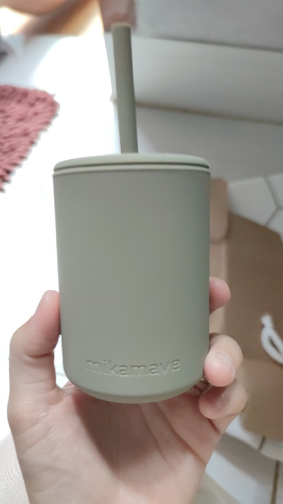 Mikamave Silicone Cup Set With Straw