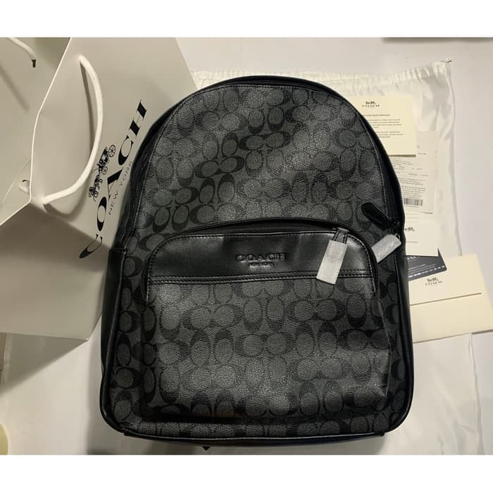 Coach Men Backpack Bag Monogram Signature