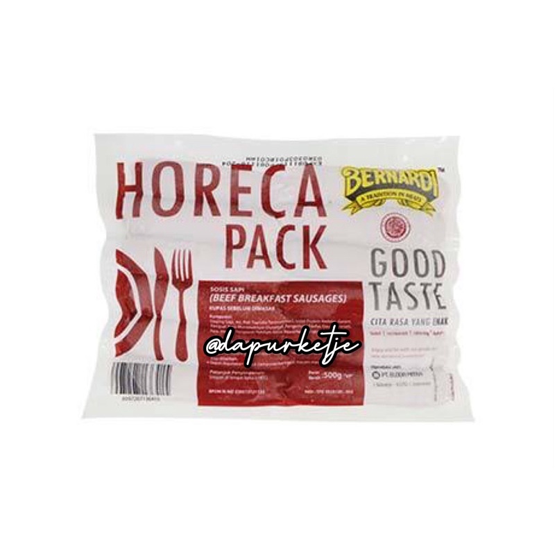 Jual Bernardi Horeca Beef Breakfast Sausages Gr Sosis Sapi