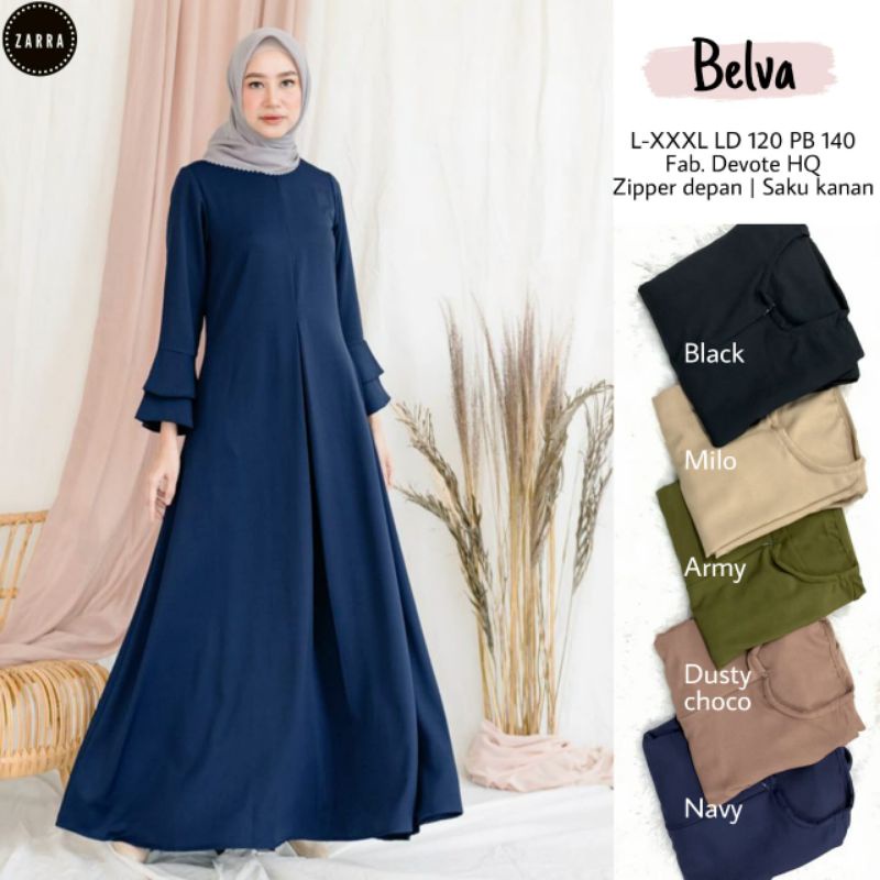 BELVA GAMIS WANITA JUMBO LD 120 cm fit to L-XXXL TERBARU BY ZARRA