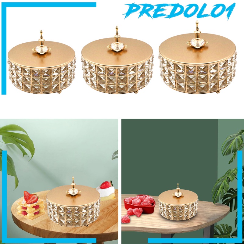 (Predolo1) Kotak Penyimpanan Permen / Perhiasan Bentuk Bulat