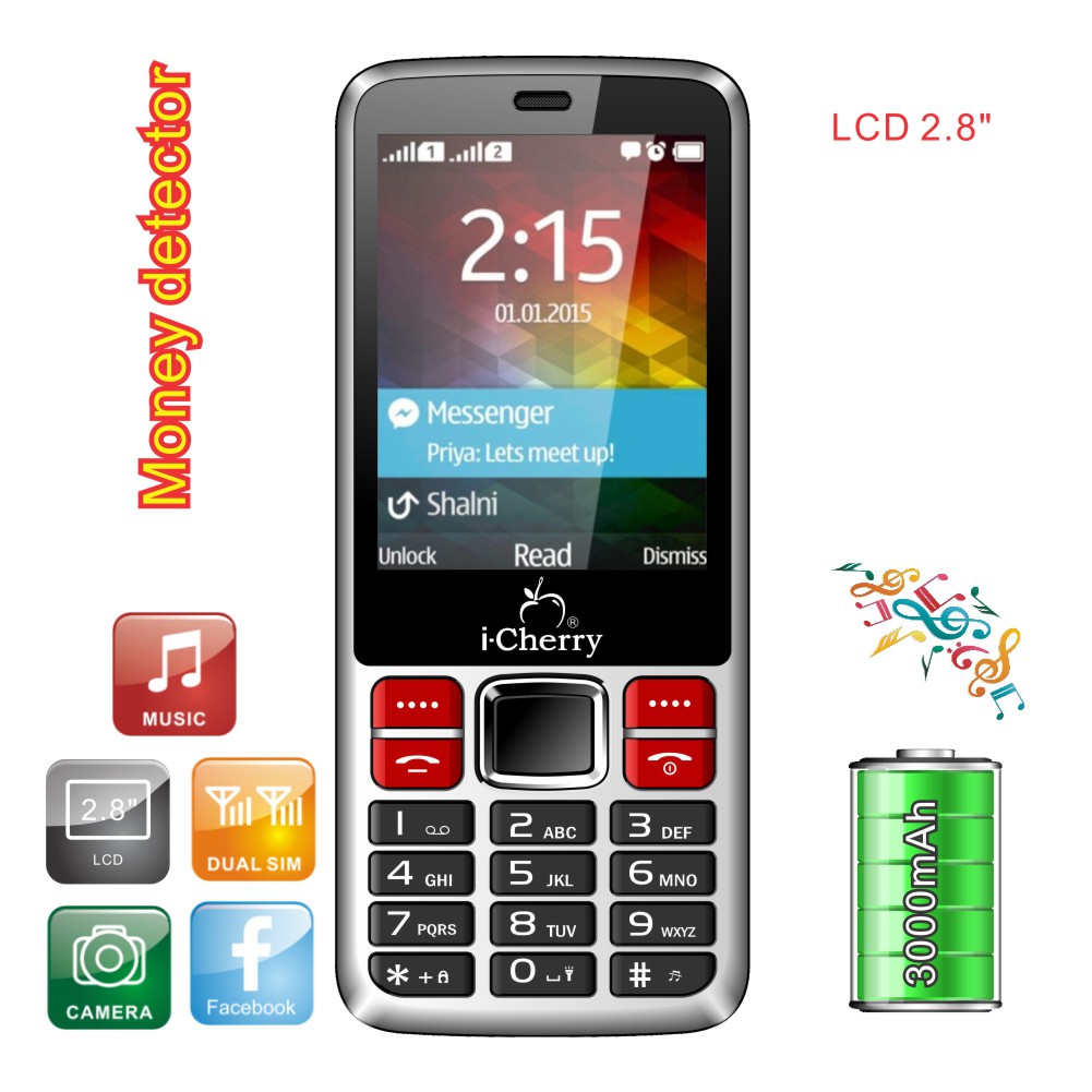 iCherry C215 Amazing Candybar 2.8"