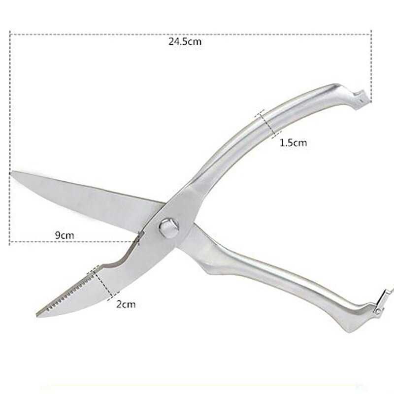 TD-AI XITUO Gunting Tulang Dapur Kitchen Bone Scissors Stainless Steel HU14