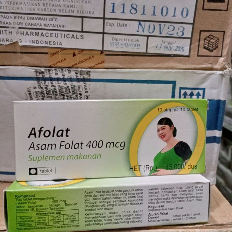 Afolat asam folat 400mg
