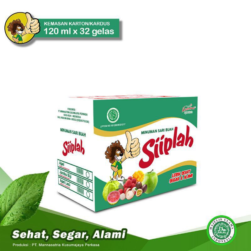 

Siiplah Sari Buah Box 32x120mL