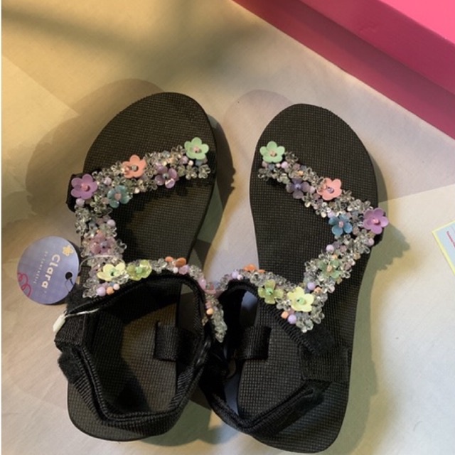 Clara Pastel Beads Sandals