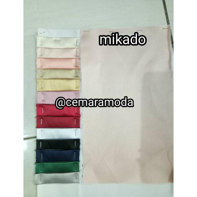 Kain Mikado / Kain Bridal Mikado / Kain Satin Bridal Mikado Per 0.5M / Kain Kebaya Evening Dress Wed