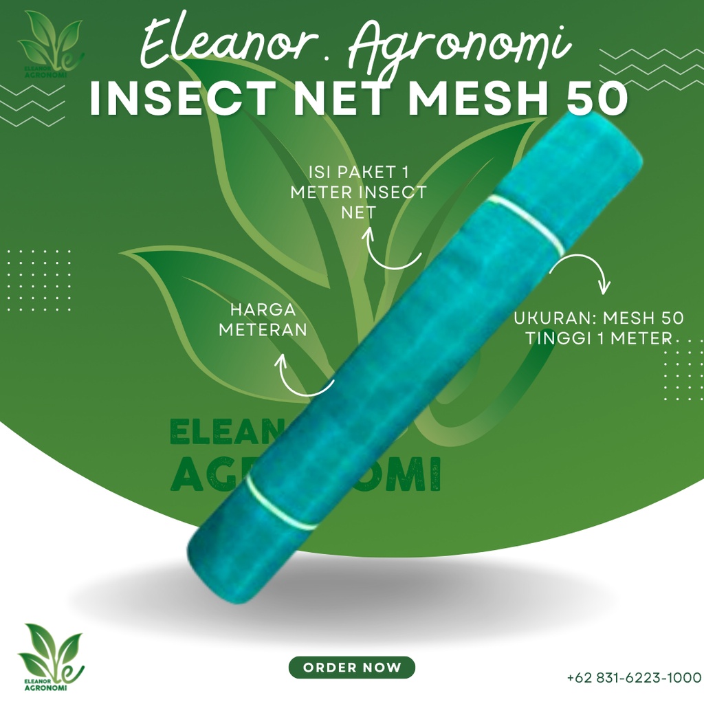 Insect Net Insek Net Jaring Serangga Hijau Mesh 50