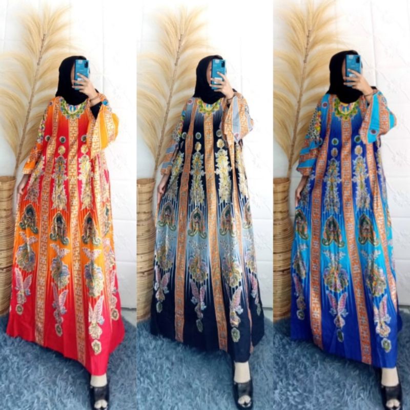 Longdress Prada Gajah Putih(Tinta Emas)