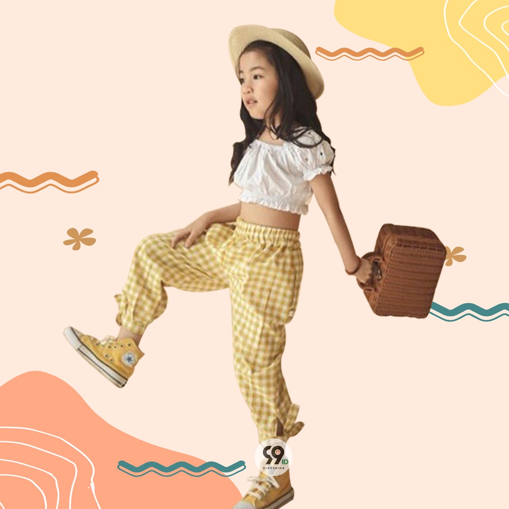 Celana Anak Perempuan GINGHAM PANTS PROMO BULAN INI !!