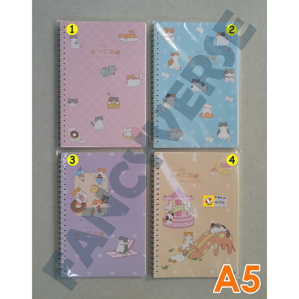

Notebook Spiral A5 Cat 065824 / Agenda Diary Notes Buku Catatan