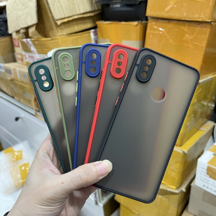 REDMI 6X MI A2 PREMIUM HYBDRID BUMPER DOVE CASE ANTI PECAH