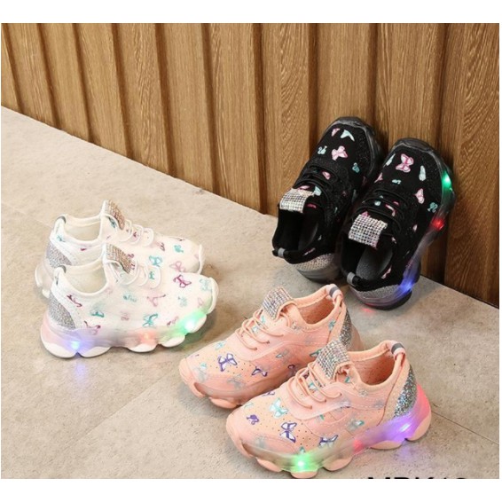 (HZ) Sepatu led anak HZK13