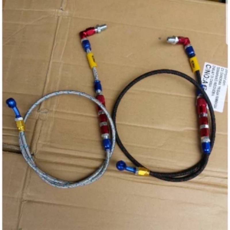 KABEL SELANG REM DEPAN VARIASI PSI CRG KABEL SELANG REM DEPAN MODEL PSI CRG 95CM UNIVERSAL