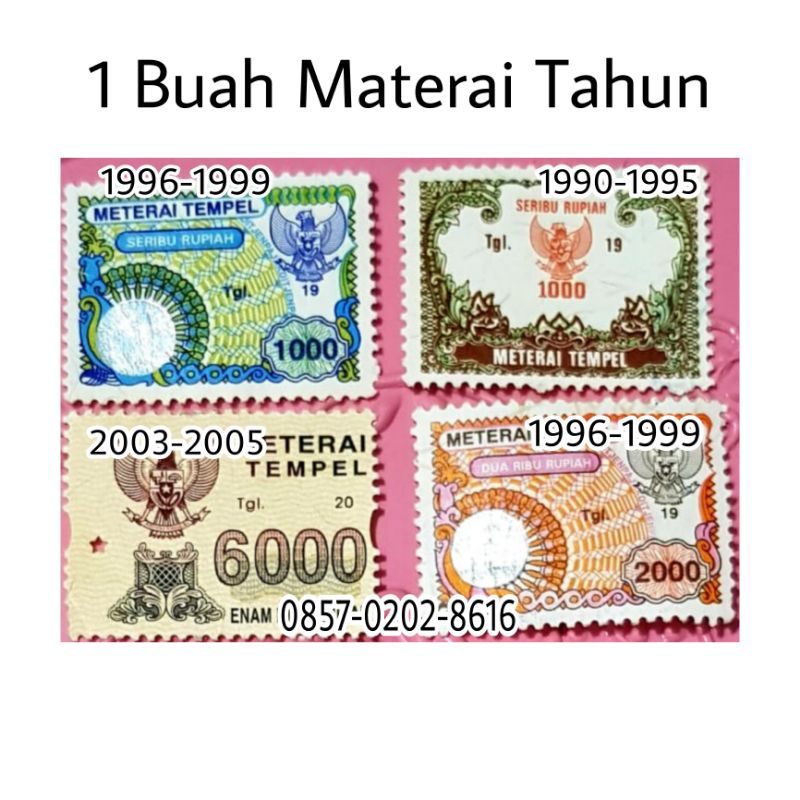 

Materai 1990 1991 1992 1993 1994 1995 1996 1997 1998 1999 2000 2003 2004 2005