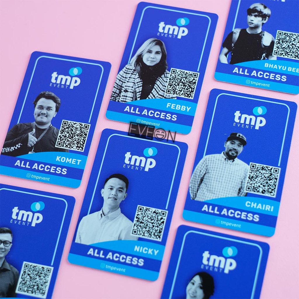 

ID CARD CUSTOM PRINT UV | Cetak kartu bahan atm