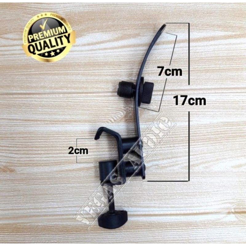 STAND JEPIT MIC DRUM/STAND JEPIT MIC KICK DRUM/STAND CLIP MIC DRUM/MIC CLAMP MOUNT BAHAN METAL