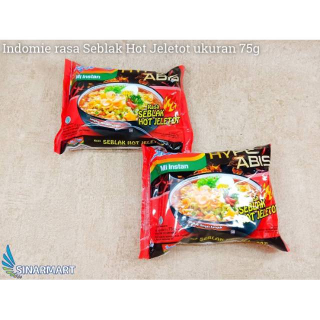 

INDOMIE RASA SEBLAK HOT JELETOT