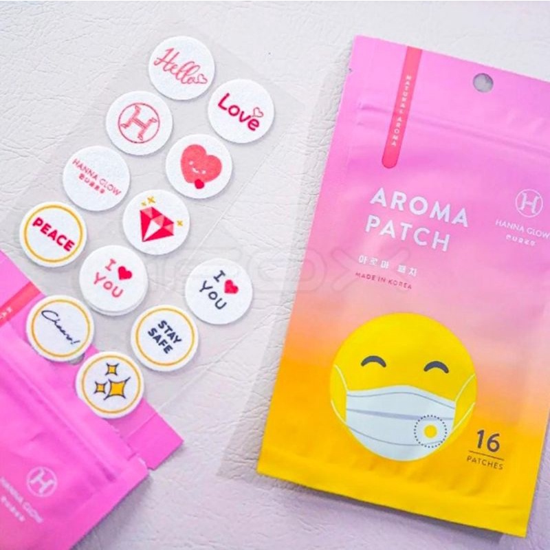 stiker aroma masker medis