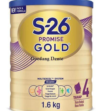 

S26 Promise Gold Tahap 4 Kaleng Susu Pertumbuhan 1600 Gr